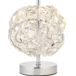 Monaco Chrome and Glass Table Lamp