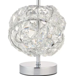 Monaco Chrome and Glass Table Lamp