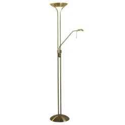 Montana Antique Brass Mother & Child Floor Lamp