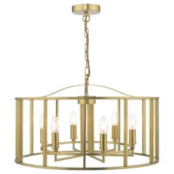 Myka 6 Light Gold Ceiling Pendant