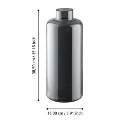 Nabas Black Mirrored Vase