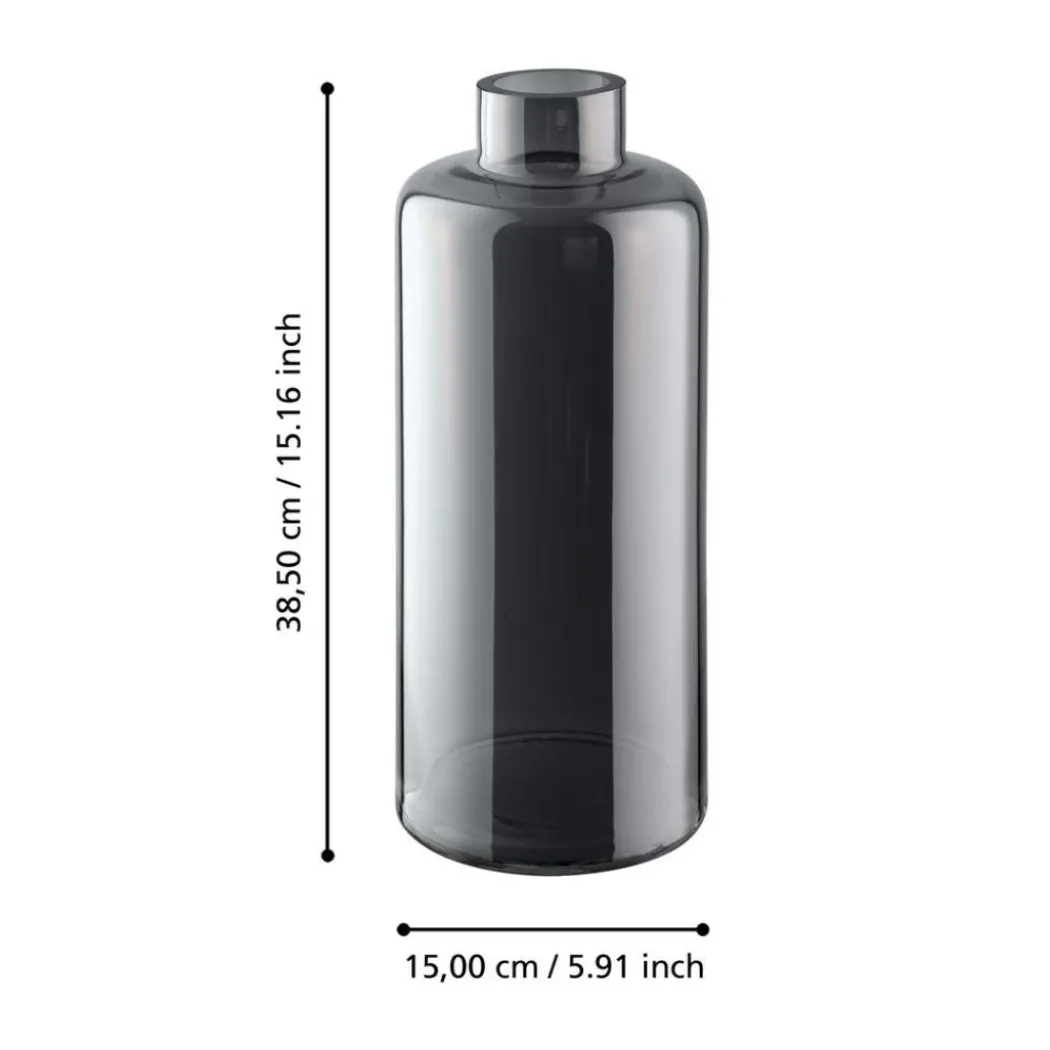 Nabas Black Mirrored Vase