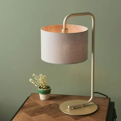 Nahia Champagne Table Lamp