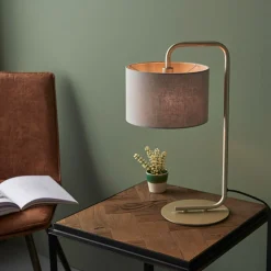Nahia Champagne Table Lamp