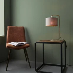 Nahia Champagne Table Lamp