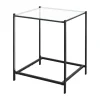 Naranjo Black End Table with Integrated LED