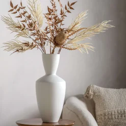 Naru White Vase