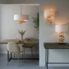 Natela Gold Leaf Ceiling Pendant