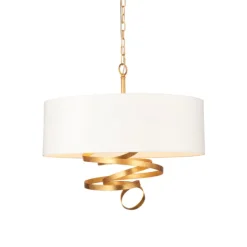 Natela Gold Leaf Ceiling Pendant