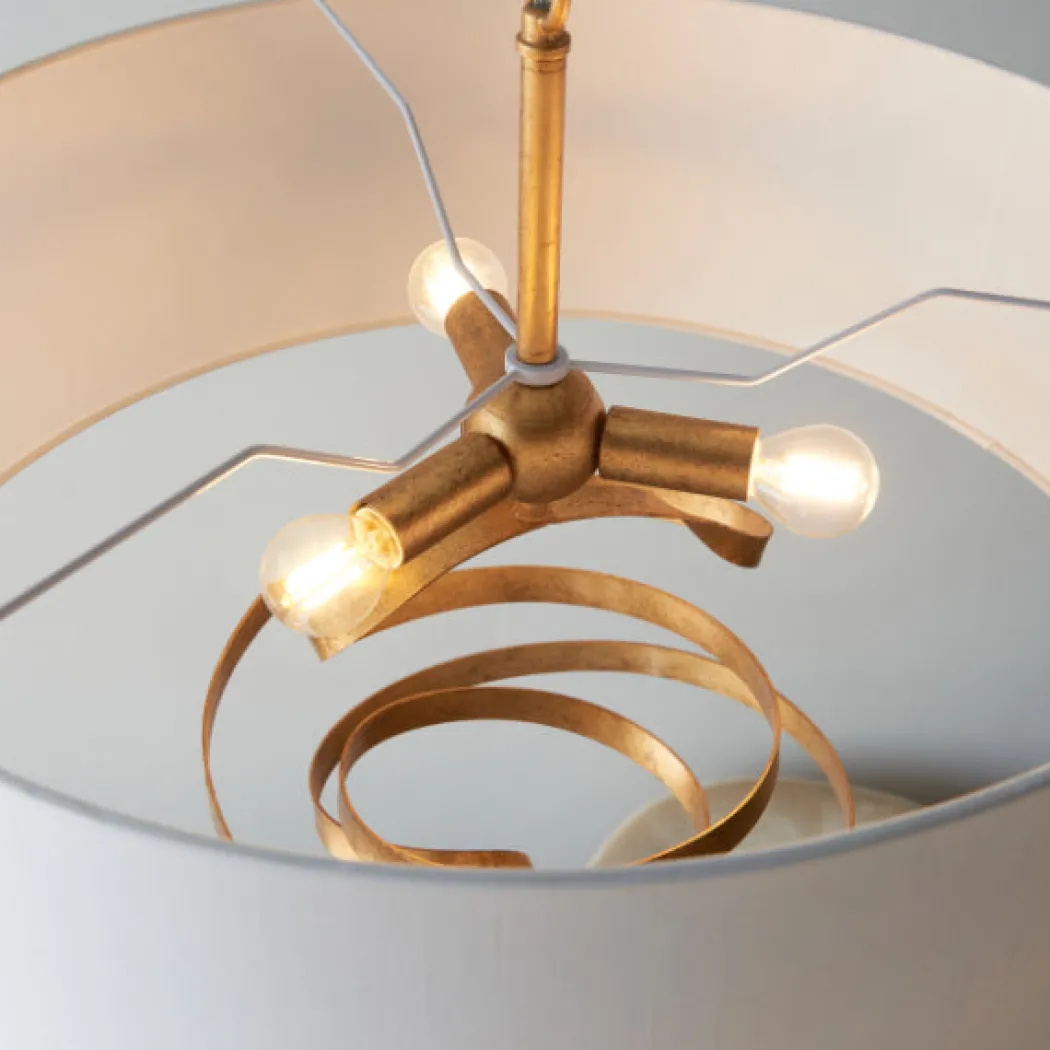 Natela Gold Leaf Ceiling Pendant