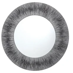 Neome 60cm Silver & Purple Mirror