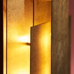 Neus 2 Light Antique Gold Wall Bracket