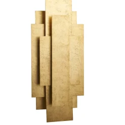 Neus 2 Light Antique Gold Wall Bracket