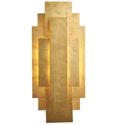 Neus 2 Light Antique Gold Wall Bracket