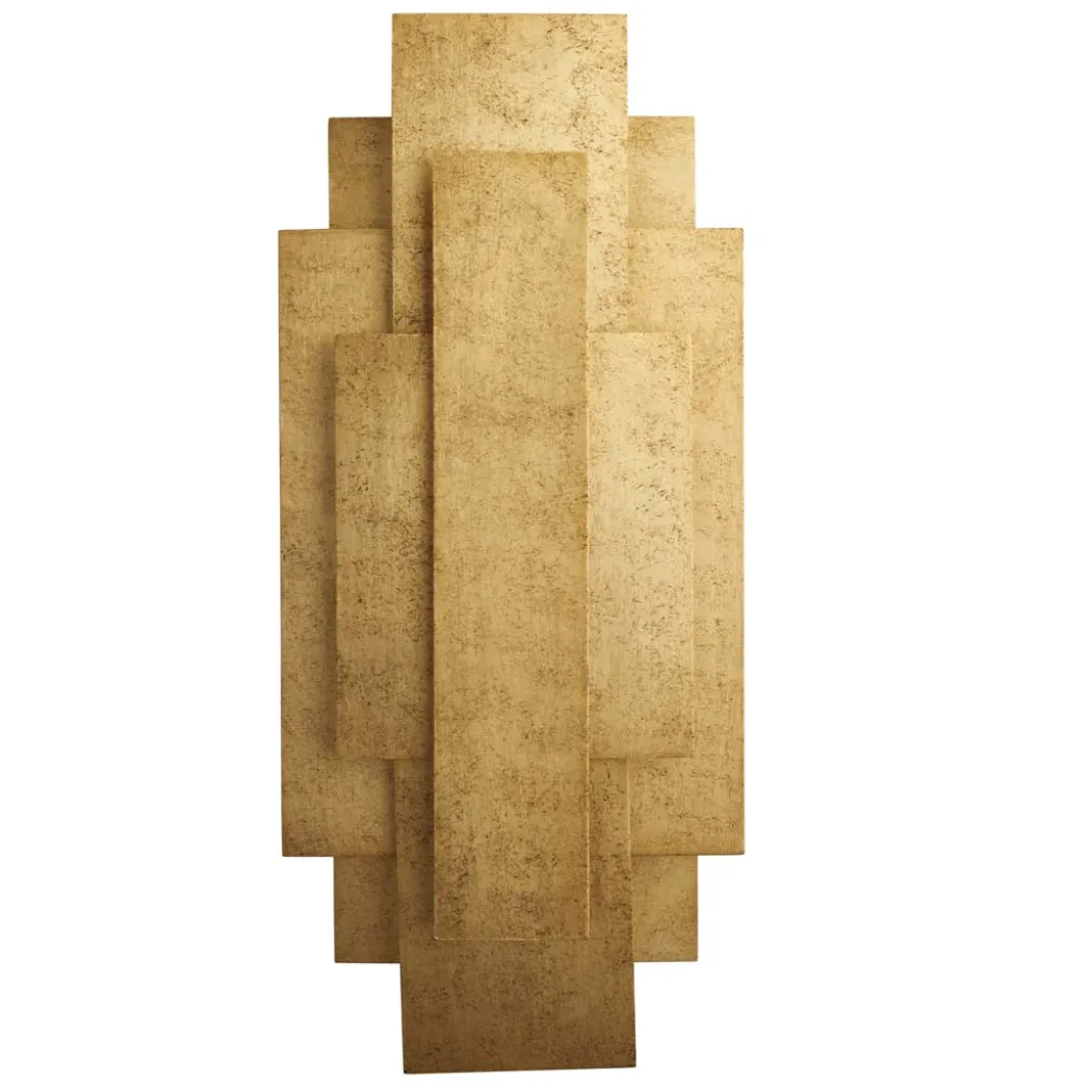 Neus 2 Light Antique Gold Wall Bracket