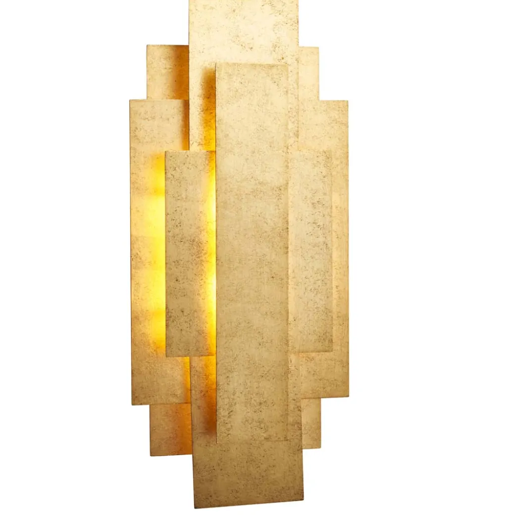 Neus 2 Light Antique Gold Wall Bracket
