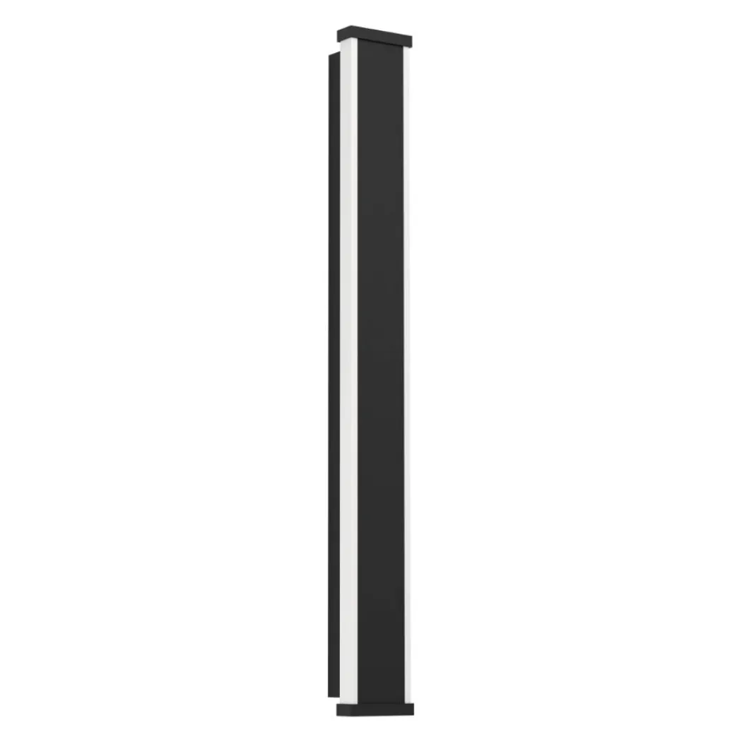 Neviano Outdoor Medium Black LED IP55 Wall Light