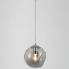 Nia Chrome Smoked 1-Light Pendant