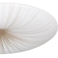 Nieves White and Gold LED Flush Ceiling Light