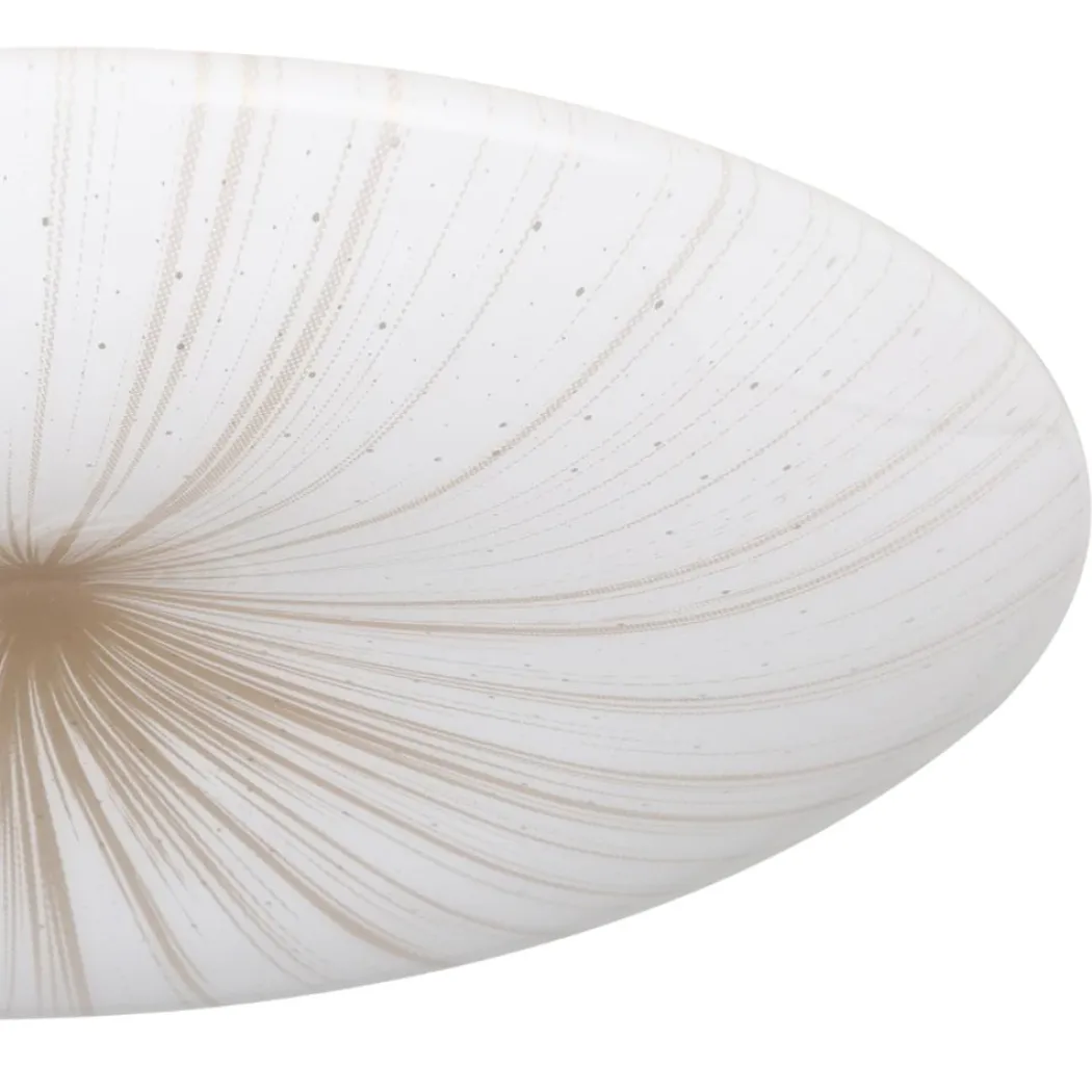 Nieves White and Gold LED Flush Ceiling Light