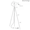 Noelle Strap Black Floor Lamp