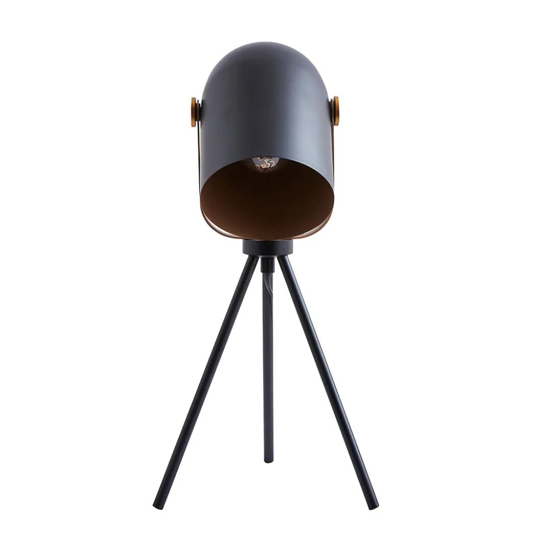 Noelle Strap Black Table Lamp