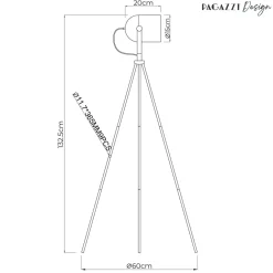 Noelle Strap Black Table Lamp