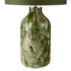 Nuria Green Glass Table Lamp