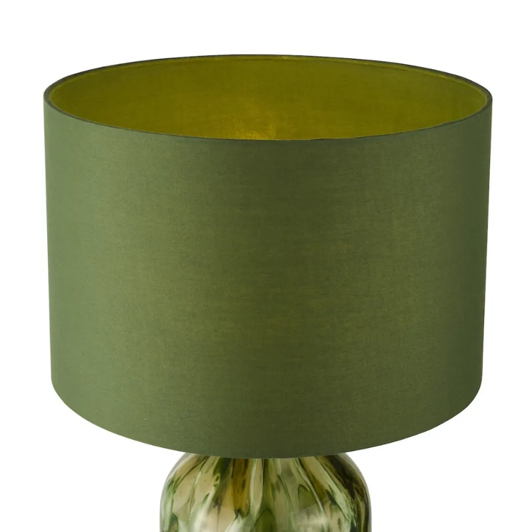 Nuria Green Glass Table Lamp