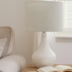 Odette White Table Lamp