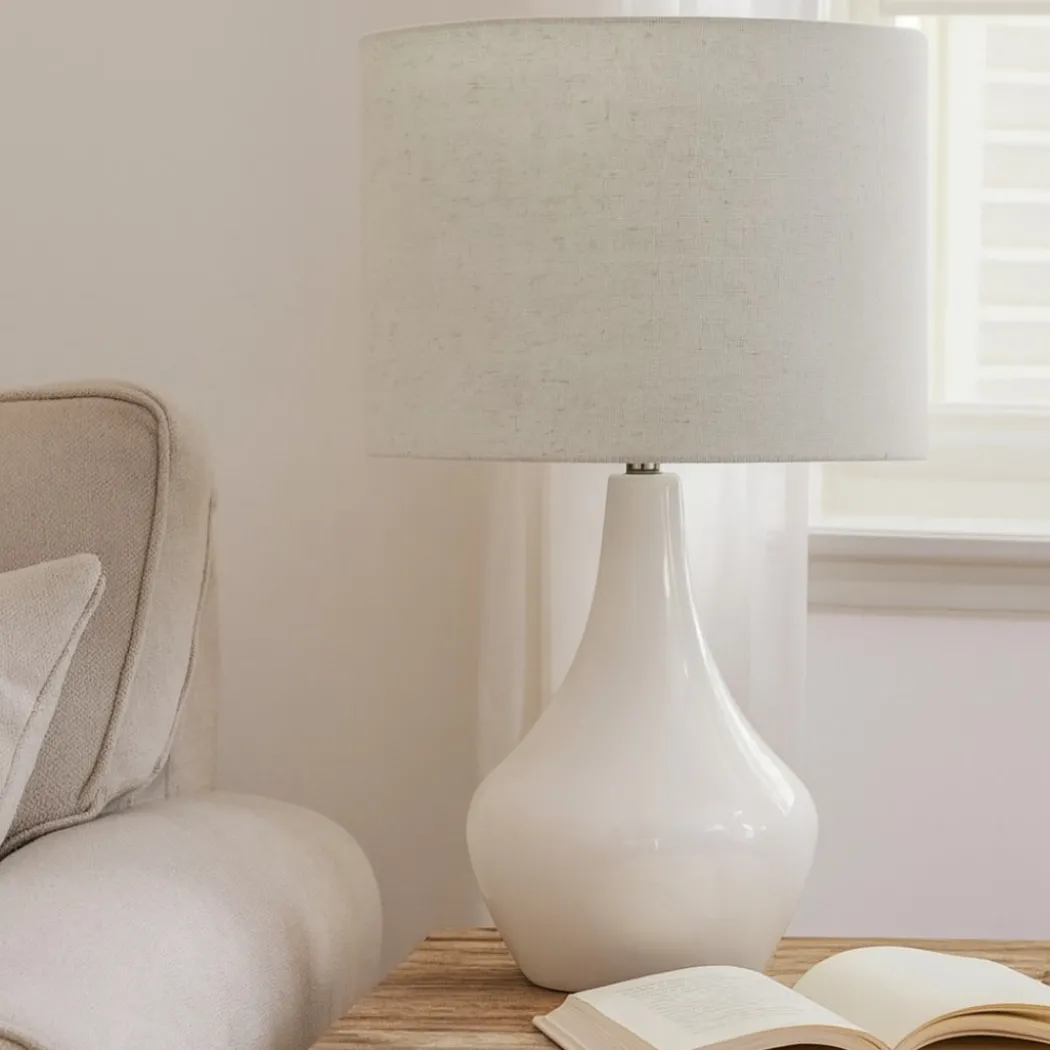 Odette White Table Lamp