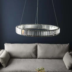 Olisa LED Crystal Glass Pendant Light