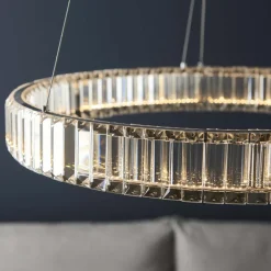Olisa LED Crystal Glass Pendant Light