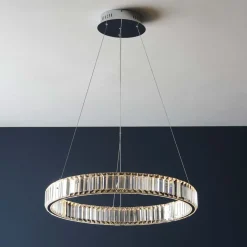 Olisa LED Crystal Glass Pendant Light