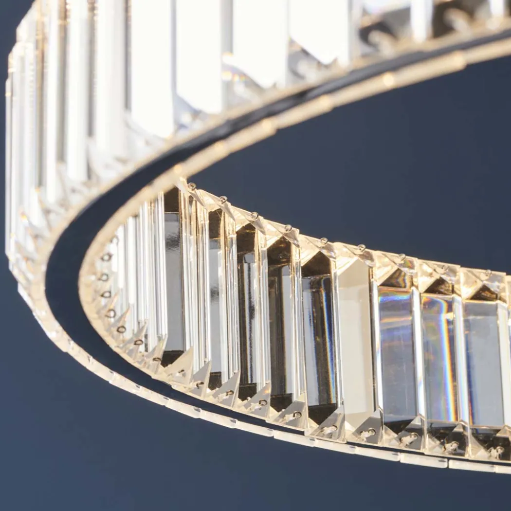 Olisa LED Crystal Glass Pendant Light