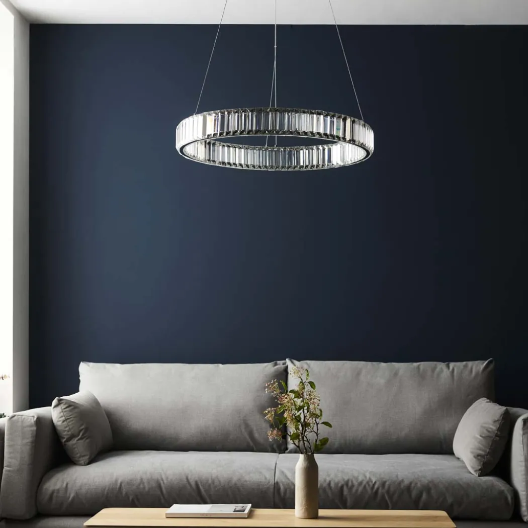 Olisa LED Crystal Glass Pendant Light