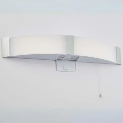 Onan Chrome LED Shaver Wall Light