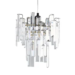 Onega Antique Brass & Glass Easy Fit Pendant Shade