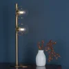 Ophelia 2-Light Warm Brass Table Lamp
