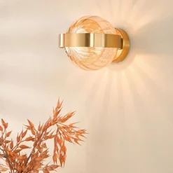 Ophira Antique Gold Wall Light