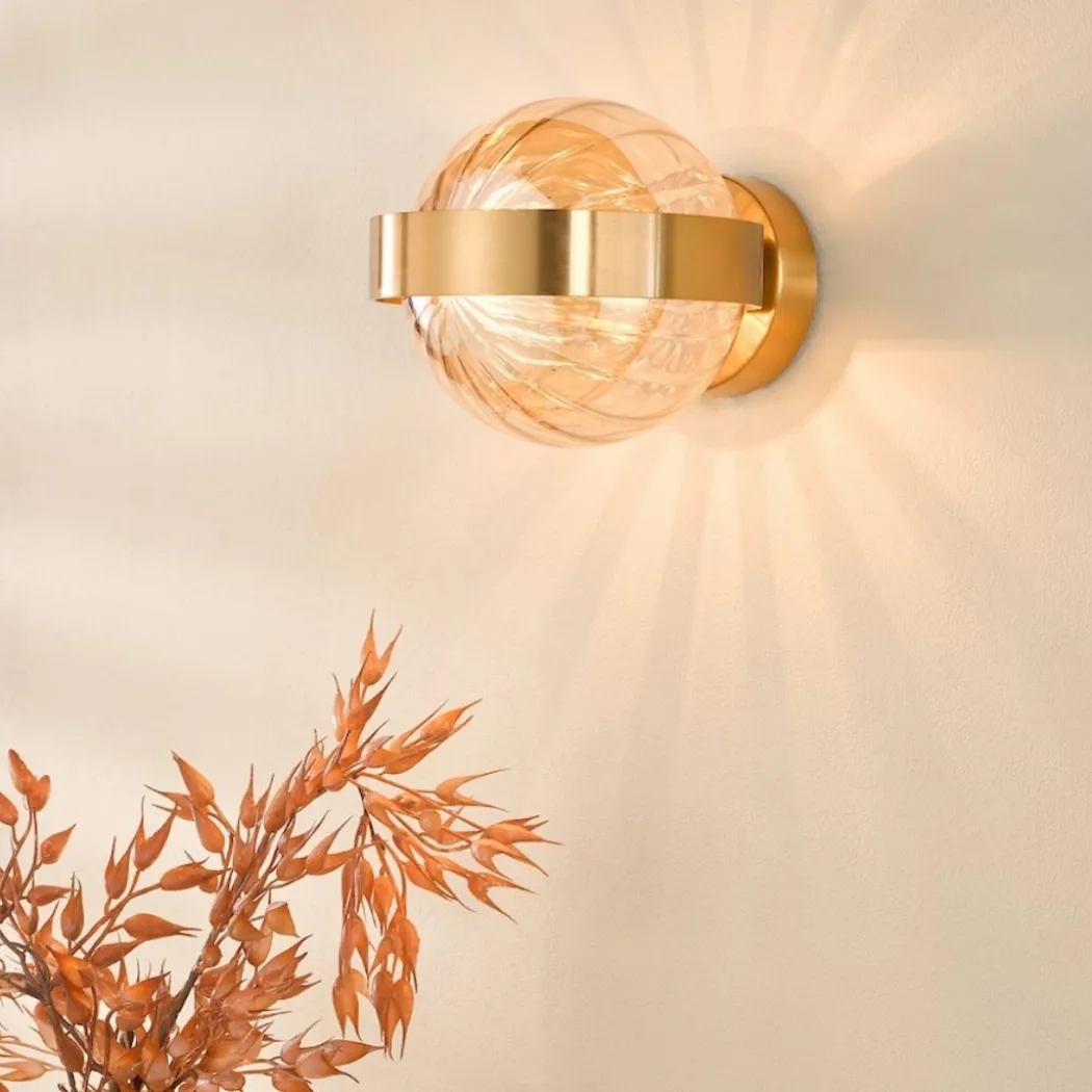 Ophira Antique Gold Wall Light