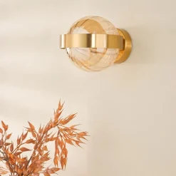 Ophira Antique Gold Wall Light