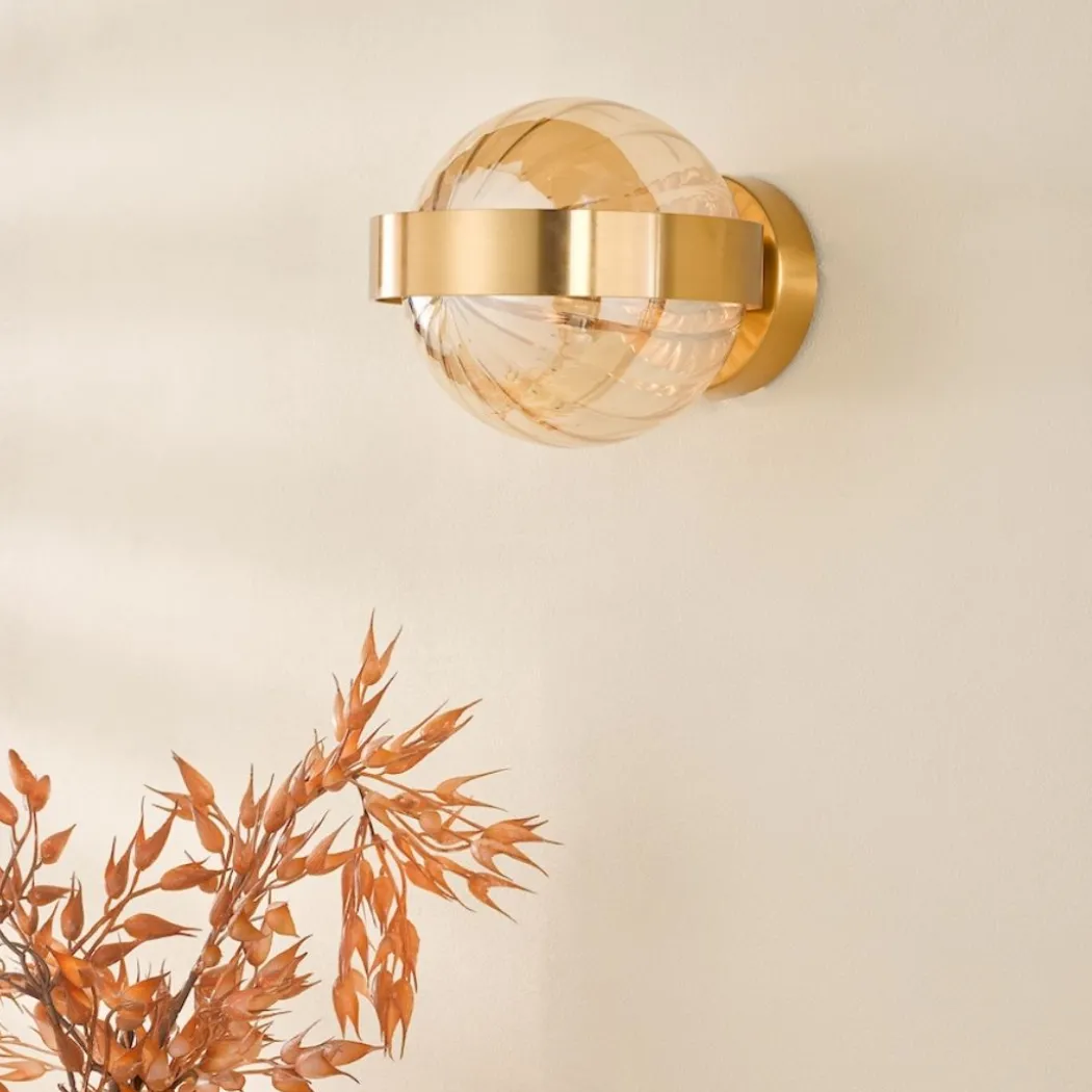 Ophira Antique Gold Wall Light