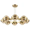 Ophira 8-Light Antique Gold Pendant