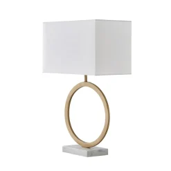 Orbis Ring Metallic Gold Table Lamp