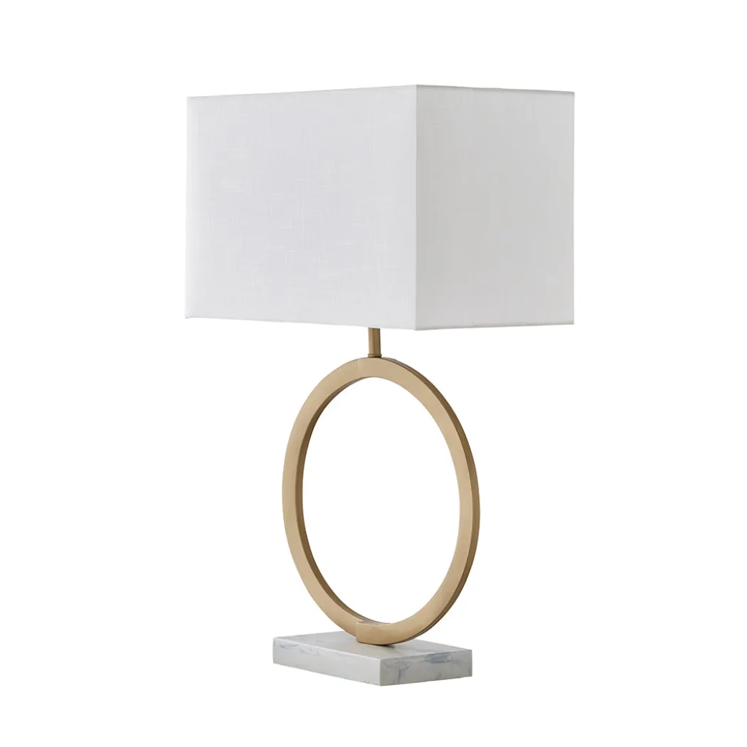 Orbis Ring Metallic Gold Table Lamp
