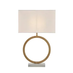 Orbis Ring Metallic Gold Table Lamp