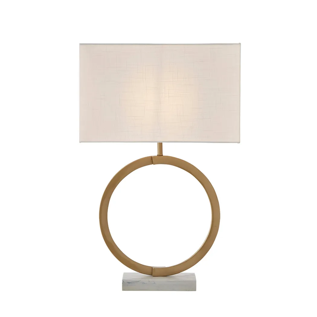 Orbis Ring Metallic Gold Table Lamp