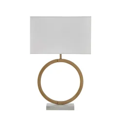 Orbis Ring Metallic Gold Table Lamp