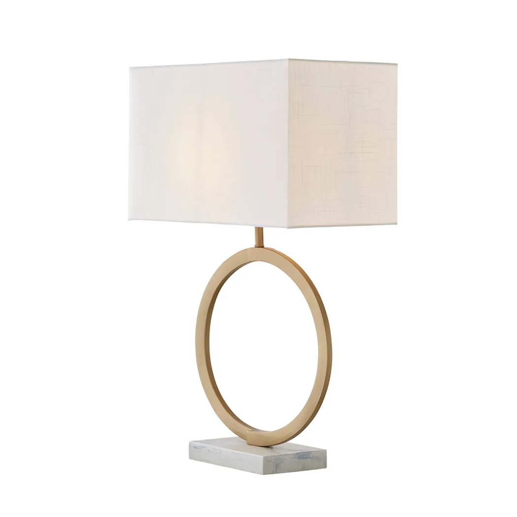 Orbis Ring Metallic Gold Table Lamp